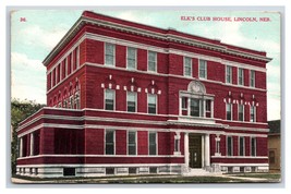 Elks Club House Building Lincoln Nebraska NE DB Postcard V16 - £2.33 GBP