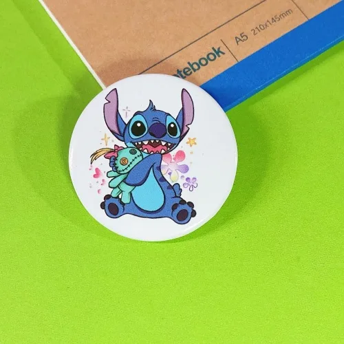 Anime Lilo Stitch Brooch Student Cosplay Clothing Badge Kawaii Stitch Ba... - $0.62