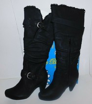 DE Blossom Genova Tall Black Boots Size 7 Brand New - £32.05 GBP