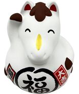 Chinese New Year Horse Ceramic Coin Bank Figurine 3.5" 2026 - $16.82