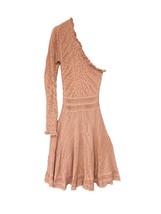 RONNY KOBO Womens Dress Lace One Shoulder Elegant Stylish Pink Size S - £87.22 GBP