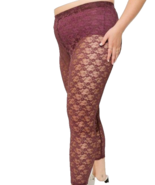 Torrid Plus Size 1X Stretch Lace Comfort Waist Leggings Sassafras - $19.99