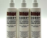 Cricket Binge Sorry Not Sorry All Purpose Leave-In Spray 8 oz-3 Pack - £38.72 GBP