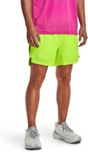 Under Armour Launch Stretch Woven Shorts Mens L Lime Green NEW - $29.57