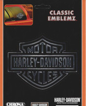 4&quot; HARLEY DAVIDSON MOTORCYCLES CHROME EMBOSSED LOGO EAGLE  STICKER DECAL - £15.71 GBP