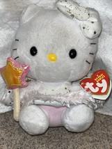 Ty Beanie Baby - Hello Kitty White Angel (6 Inch) With Tags - £11.61 GBP