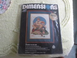 1981 Dimensions CATCHING THE BIG ONE Rockwell Crewel Embroidery SEALED K... - $20.33 CAD