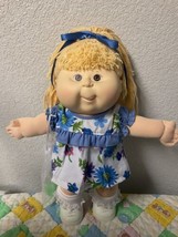 Vintage Cabbage Patch Kids Girl HASBRO First Edition 1990 Butterscotch Hair - £121.62 GBP