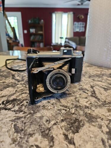 Kodak Tourist Camera: Vintage Original 1948 w/Kodet lens, Flash Kodon shutter - $29.70