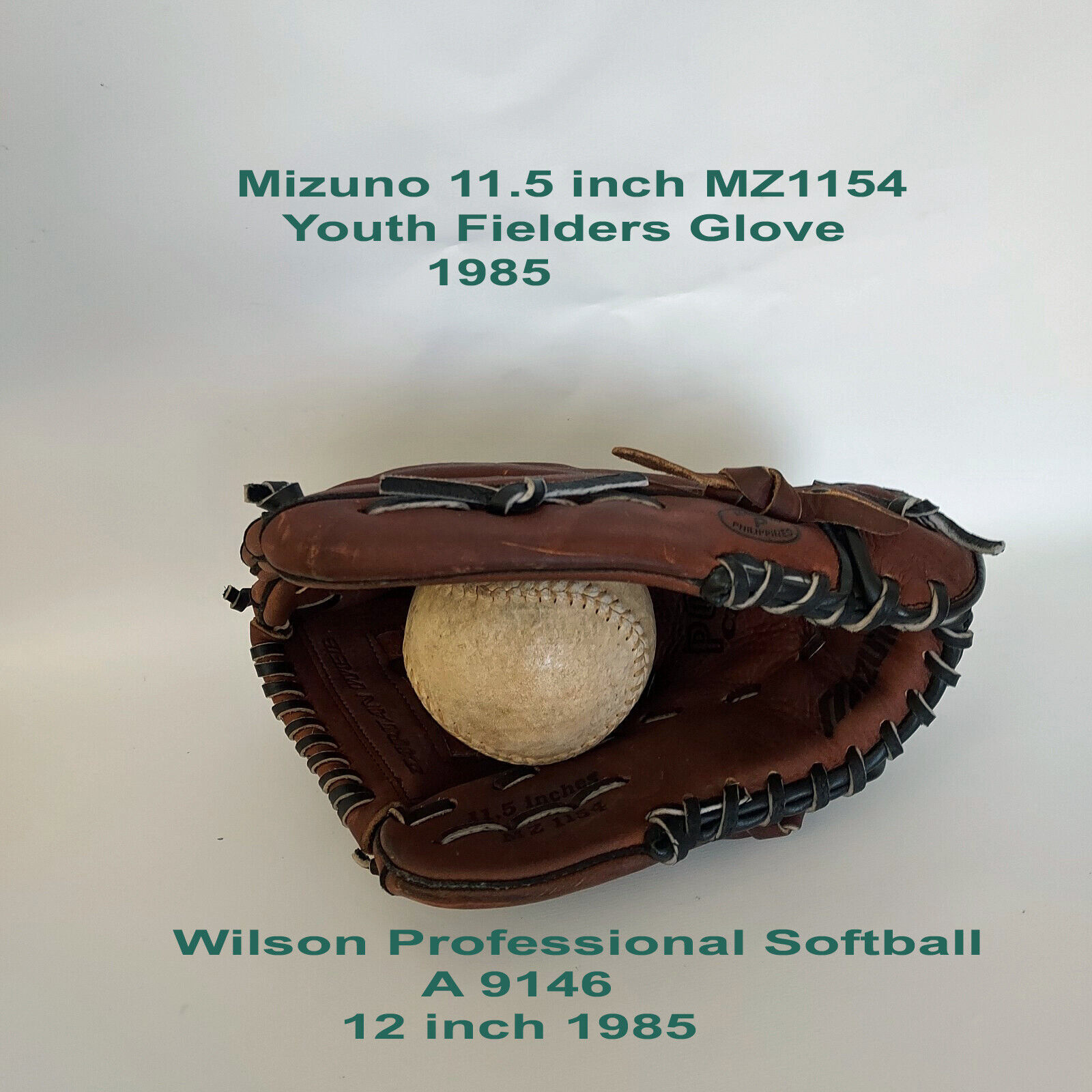 Mizuno Baseball Glove MZ1154 Prospect 11.5 Left Hand Max Flex Wilson A9146 ball - $33.00