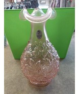 Fenton Yesterday and Today Collection Sunset Stretch Leaf Vase 2002 QVC ... - $47.86 CAD