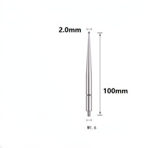 M1.6 Thread 2mm Carbide Ball 100mm Long Contact Points For Dial Test Ind... - $15.20