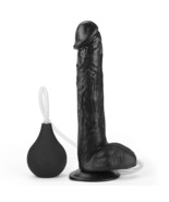 11&quot; Realistic Squirting Dildo Ejaculating Dildo With Enema Bulb, Adult S... - £50.66 GBP