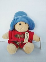 Eden Toys My First Paddington Plush Teddy Bear Red/ Brown Jacket Blue Ha... - $7.89
