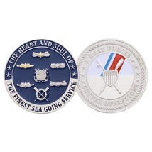 USCG Boat Force Cutter Silver Challenge Coin - £14.80 GBP