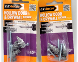 Lot of 2 E-Z Ancor 40-lb 3/8-in x 1-1/4-in Drywall Anchors with Screws (... - $8.00