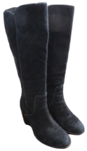 Adrienne Vittadini Women&#39;s Black Suede Leather Minuet Boots ~7~ - £12.58 GBP