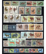 Wild Animals Stamp Collection Used Wildlife Elephants Deer ZAYIX 0324S0054 - £12.96 GBP