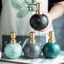 Ceramic Charming Spheroid Earth Head Soap Dispenser Pump Perfume Lotion ... - £13.61 GBP