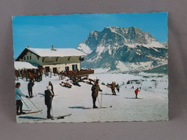 Vintage Postcard - Lermoss Ski Resort Restaurant - Druckesche Frankieren - £11.99 GBP