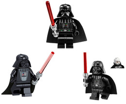 Star Wars Sith Lord Darth Vader 3 Custom Minifigure Building Blocks - £5.34 GBP