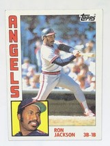 Ron Jackson 1984 Topps #548 California Angels Los Angeles MLB Baseball Card - £0.78 GBP