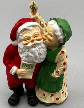 Ornament Hallmark Merry Mistletoe Time #1 Mr. /Mrs. Claus Series 1986 QX4026 - £14.62 GBP