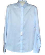 Versace Collection  Men&#39;s Blue  Cotton Button Shirt Size 17.5 /44 - $92.34