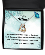 To my Mimi,  Love Dancing Necklace. Model 64024  - $59.95