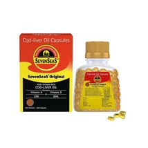 Seven Seas Cod-Liver Oil Capsule For Brain, Bones, Eyes &amp; Immunity Free ... - £39.51 GBP+