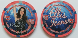 Ellis Island Casino Ellis Icons Celine (impersonator) Las Vegas NV $5 Chip - $10.95