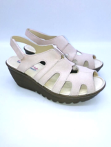 Skechers Parallel Stylin Suede Wedge Sandals- Blush /L. Pink- US 11M - £19.98 GBP