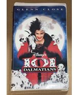 Walt Disney's Live Action 101 Dalmatians 1997 VHS Clamshell Case New Sealed - $9.89