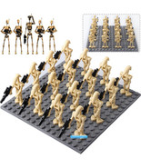 Star Wars Battle droids Custom Printed Lego Compatible Minifigure Bricks... - $10.99
