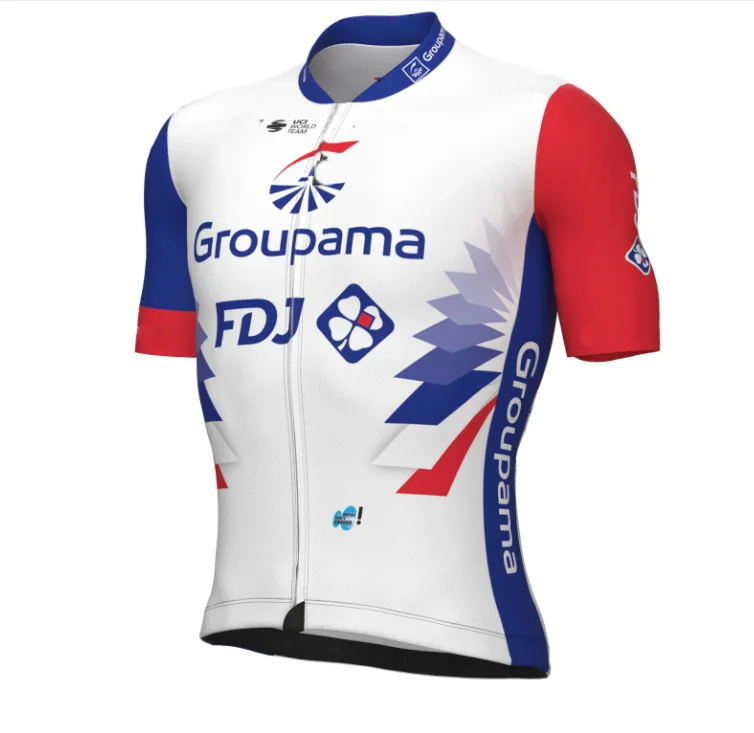 Sporting A Cut 2022 Groupama Fdj Team Short Sleeve Cycling Summer Cycling Wear - £46.21 GBP