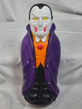 Vintage Halloween Blow Mold 9.5&quot; Tall Dracula Vampire Trendmasters 1998 ... - $19.95