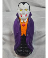 Vintage Halloween Blow Mold 9.5&quot; Tall Dracula Vampire Trendmasters 1998 ... - $375.22 MXN