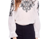 FREE PEOPLE Donne Camicetta Everything I Know Avorio Taglia US 4 OB886811 - $46.88