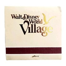 Village Restaurant Walt Disney World Vintage Matchbook Disneyana Unstruc... - £15.03 GBP