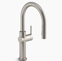 Kohler 22972-VS Crue Pull-Down Kitchen Sink Faucet - Vibrant Stainless - £240.52 GBP