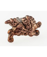 Japon Dorée Foo Chien Single Argent Sterling Boutons de Manchette Superbe - $4,387.73 MXN