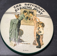 1935 Norman Rockwell The Saturday Evening Post Round Tin made in England... - £3.94 GBP