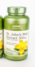 GNC Herbal Plus St Johns Wort Extract 300mg Supplement 300ct BB06/25 - £18.29 GBP