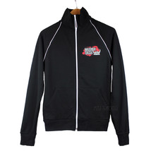 NEW American Apparel California Fleece Black Warrior Dash Track Jacket m... - $29.99