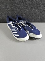 NEW Adidas Icon 6 Bounce TPU Baseball Cleats FV9362 Navy Blue Mens Size 17 - £32.16 GBP