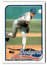 1989 Topps #550 Orel Hershiser NM-MT Dodgers ID:76786 - £1.29 GBP