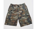 Quiksilver Shorts Boys Size Large Camouflage Camo Cotton Drawstring TX17 - £7.03 GBP