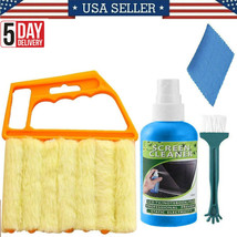 Microfibre Blind Brush Window Dusting With Screen Cleaner Tool For Dirt ... - $33.99
