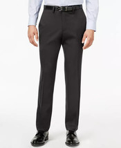 Kenneth Cole Reaction Men&#39;s Slim-Fit Stretch Gabardine Dress Pants in Gr... - $31.88