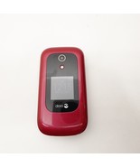 Doro 7050 - Red (Consumer Cellular) 4G LTE GSM KaiOS Flip Cell Phone (DF... - $26.99